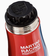 Load image into Gallery viewer, Porsche Thermally Insulated Flask, Red - MARTINI RACING®